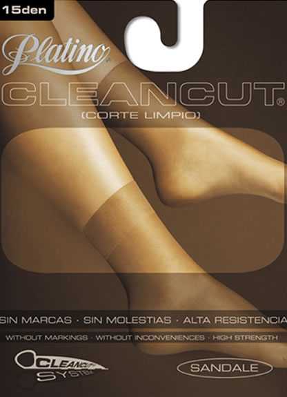 Platino Cleancut Socks - Блестящие Носки 15 den