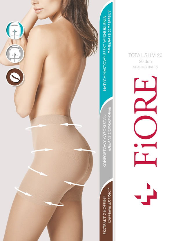 Fiore Total Slim - Эффект Похудения 20 den